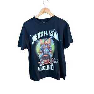 Death Row Records Large T-shirt Black